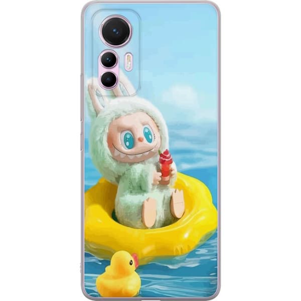 Xiaomi 12 Lite Gjennomsiktig deksel Labubu Macaron-serien