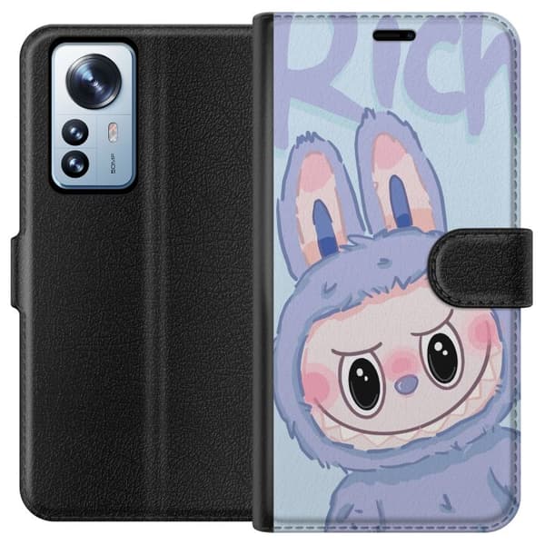 Xiaomi 12 Pro Plånboksfodral Blue Bunny Labubu