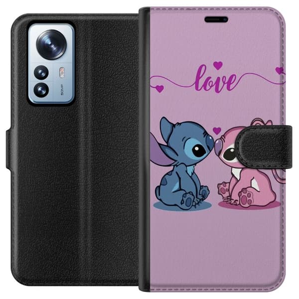 Xiaomi 12 Pro Lommeboketui Lilo & Stitch – Angel Edition