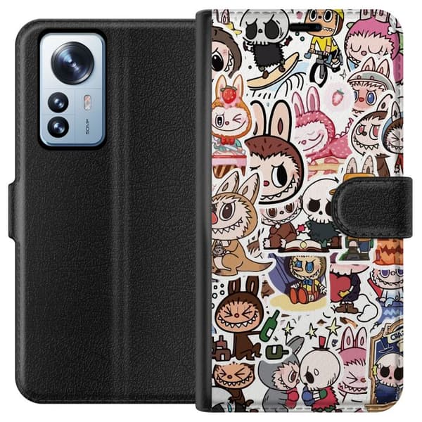Xiaomi 12 Pro Lommeboketui Labubu All-Stars – POP MART Spesial