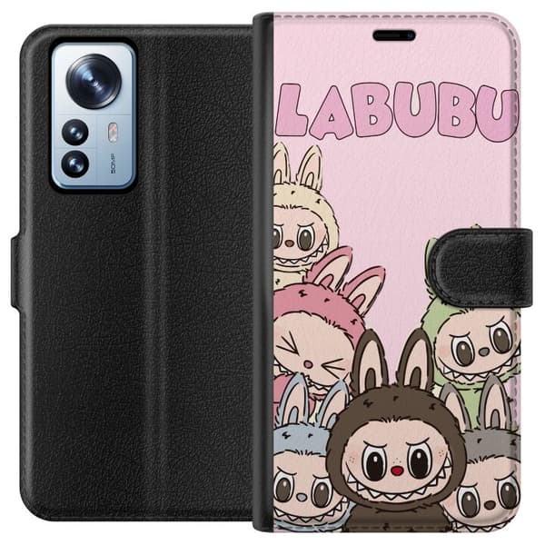 Xiaomi 12 Pro Tegnebogsetui Labubu Classics