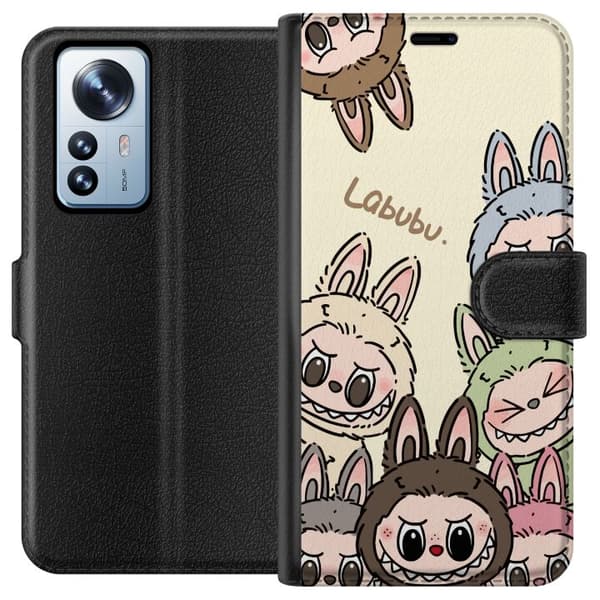Xiaomi 12 Pro Plånboksfodral Labubu Pastel Collection