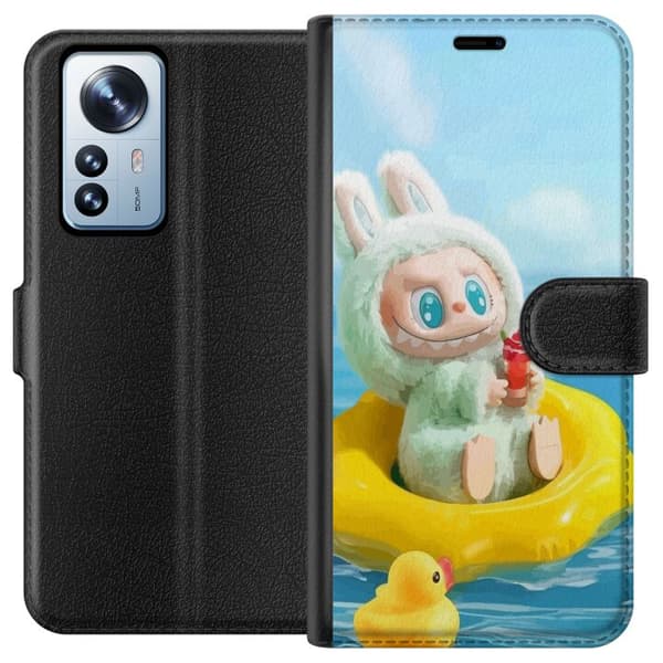 Xiaomi 12 Pro Lommeboketui Labubu Macaron-serien