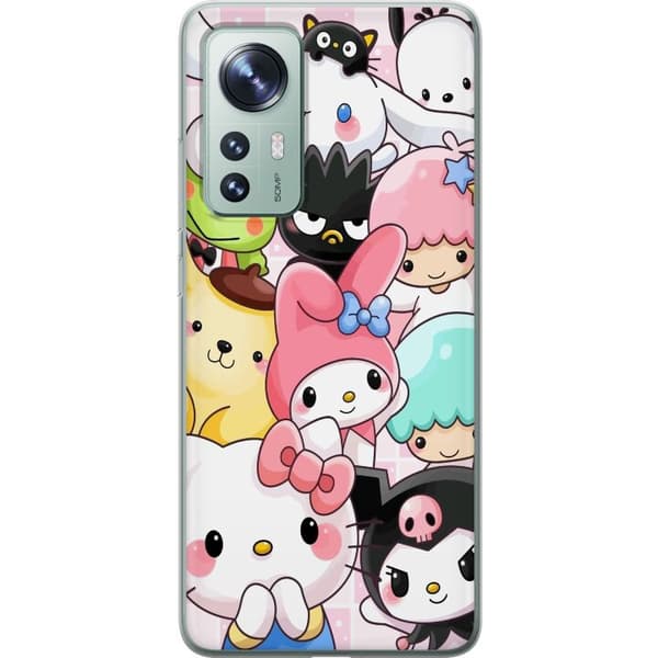 Xiaomi 12 Genomskinligt Skal Kawaii Sanrio Crew