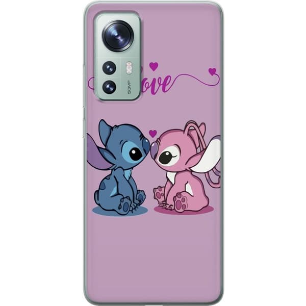 Xiaomi 12 Genomskinligt Skal Lilo & Stitch – Angel Edition