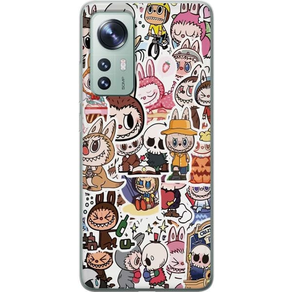 Xiaomi 12 Gennemsigtig cover Labubu All-Stars – POP MART Specialudgave