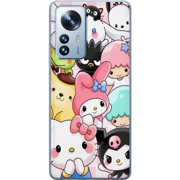 Xiaomi 12 Pro Läpinäkyvä kuori Kawaii Sanrio Crew