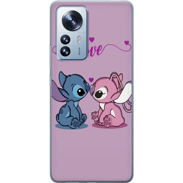 Xiaomi 12 Pro Läpinäkyvä kuori Lilo & Stitch – Angel Edition