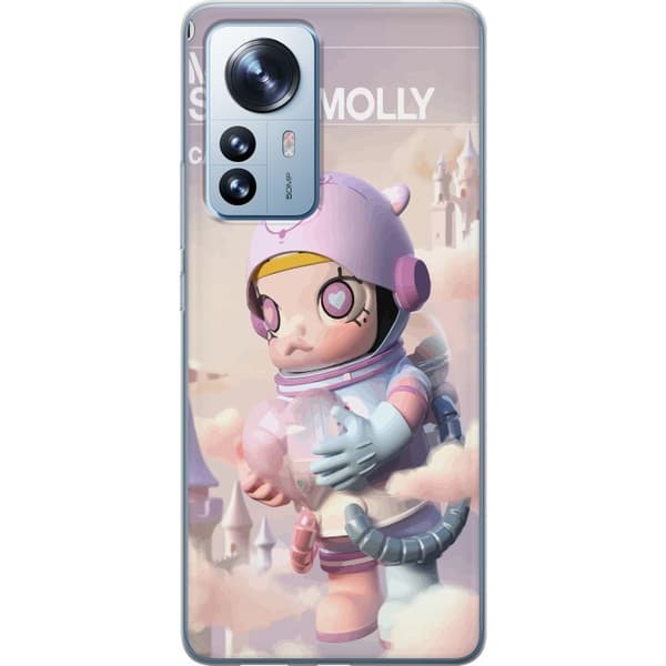 Xiaomi 12 Pro Läpinäkyvä kuori Mega Space Molly Care Bears Series - Share Bear Edition