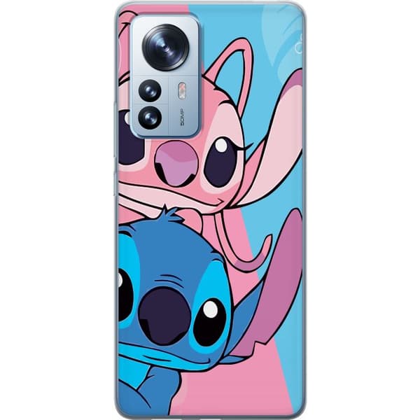 Xiaomi 12 Pro Läpinäkyvä kuori Stitch & Angel