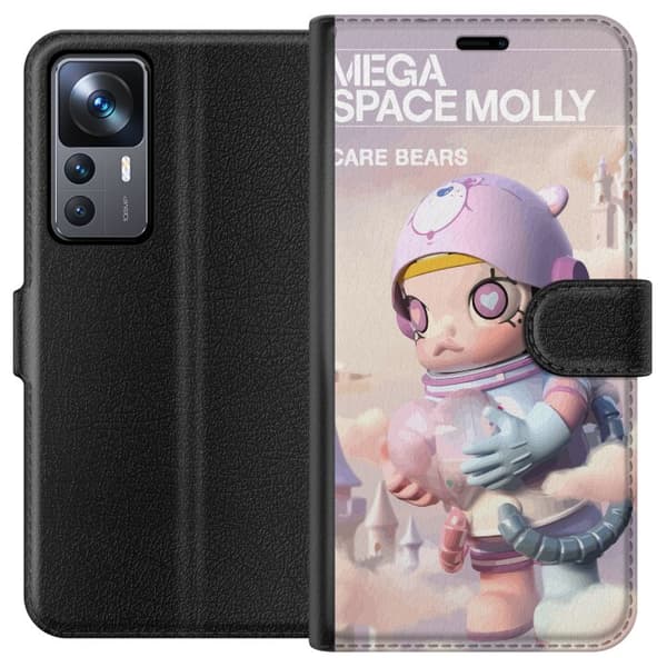 Xiaomi 12T Tegnebogsetui Mega Space Molly Care Bears Series - Share Bear Edition