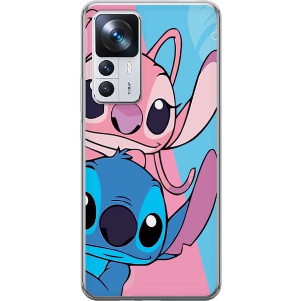 Xiaomi 12T Läpinäkyvä kuori Stitch & Angel