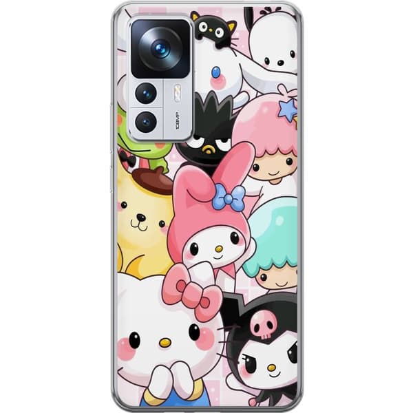 Xiaomi 12T Pro Läpinäkyvä kuori Kawaii Sanrio Crew