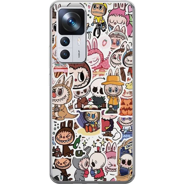 Xiaomi 12T Pro Genomskinligt Skal Labubu All-Stars – POP MART Special