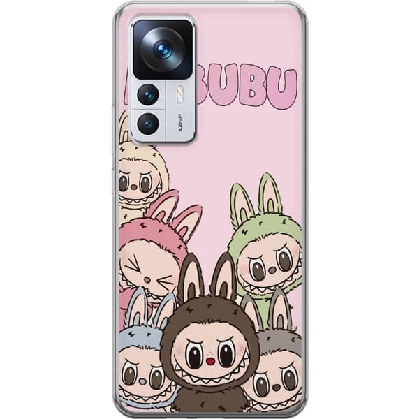 Xiaomi 12T Pro Gjennomsiktig deksel Labubu Classics