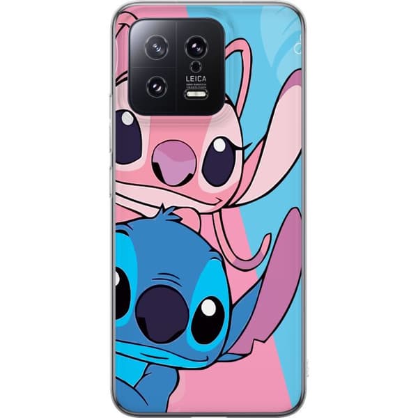 Xiaomi 13 Läpinäkyvä kuori Stitch & Angel