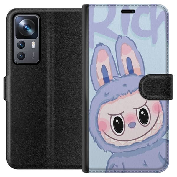 Xiaomi 12T Pro Lompakkokotelo Sininen Jänis Labubu