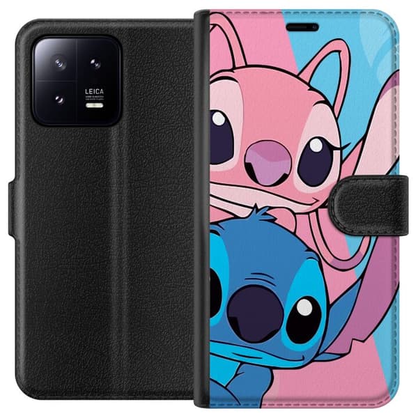 Xiaomi 13 Lommeboketui Stitch & Angel