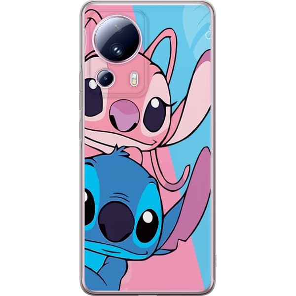 Xiaomi 13 Lite Läpinäkyvä kuori Stitch & Angel