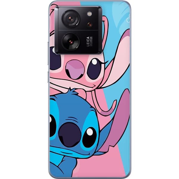 Xiaomi 13T Läpinäkyvä kuori Stitch & Angel