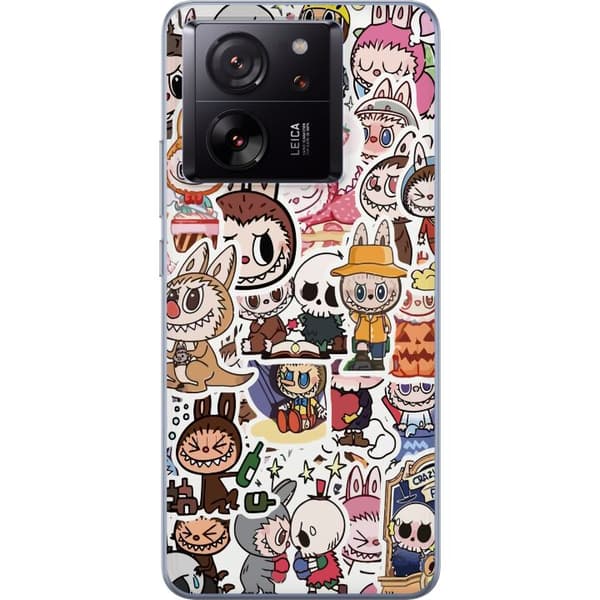 Xiaomi 13T Pro Gennemsigtig cover Labubu All-Stars – POP MART Specialudgave