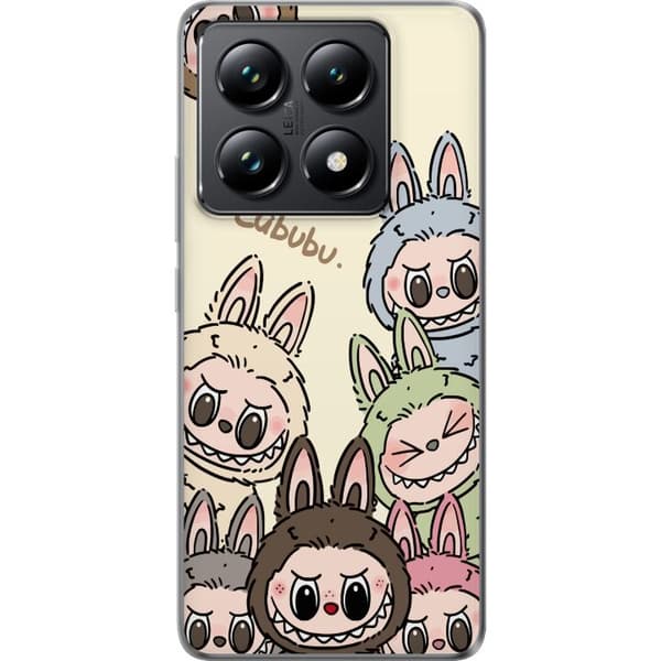 Xiaomi 14T Gennemsigtig cover Labubu Pastel Collection
