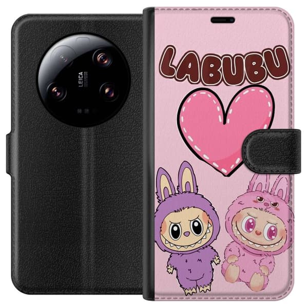 Xiaomi 13 Ultra Lompakkokotelo Labubu Pink Monster