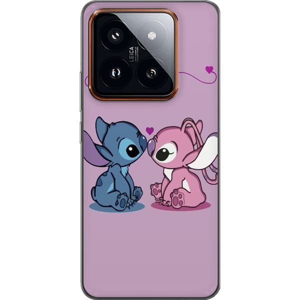Xiaomi 14 Pro Läpinäkyvä kuori Lilo & Stitch – Angel Edition