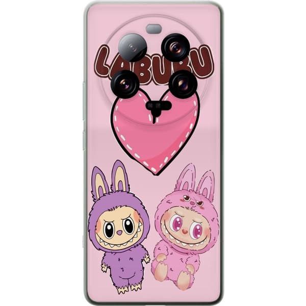 Xiaomi 13 Ultra Läpinäkyvä kuori Labubu Pink Monster