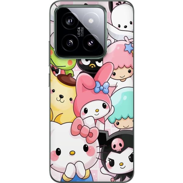 Xiaomi 14 Läpinäkyvä kuori Kawaii Sanrio Crew