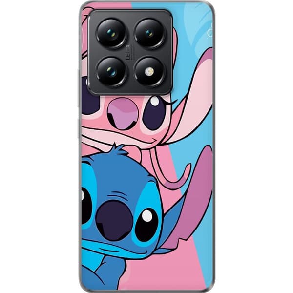 Xiaomi 14T Pro Genomskinligt Skal Stitch & Angel