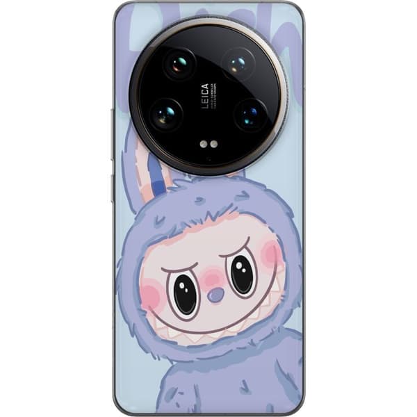 Xiaomi 14 Ultra Läpinäkyvä kuori Sininen Jänis Labubu