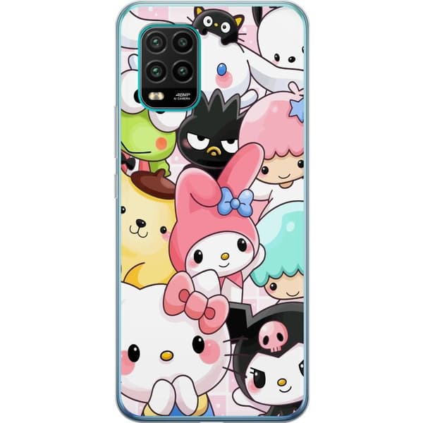 Xiaomi Mi 10 Lite 5G Genomskinligt Skal Kawaii Sanrio Crew