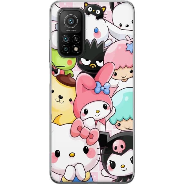 Xiaomi Mi 10T 5G Gennemsigtig cover Kawaii Sanrio Crew