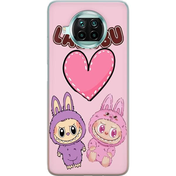 Xiaomi Mi 10T Lite 5G Gjennomsiktig deksel Labubu Pink Monster