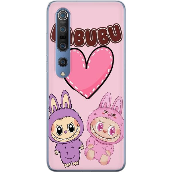 Xiaomi Mi 10 Pro 5G Genomskinligt Skal Labubu Pink Monster