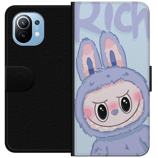 Xiaomi Mi 11 Lompakkokotelo Sininen Jänis Labubu