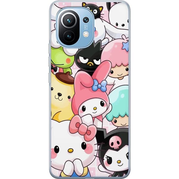 Xiaomi Mi 11 Läpinäkyvä kuori Kawaii Sanrio Crew