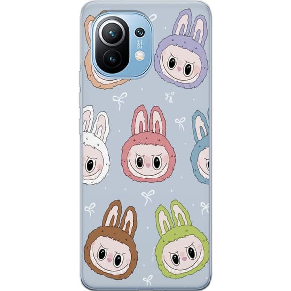 Xiaomi Mi 11 Läpinäkyvä kuori Pastel Labubu