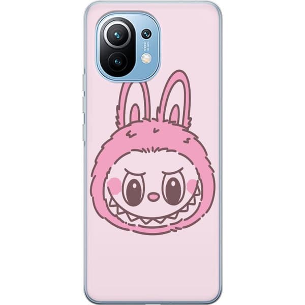 Xiaomi Mi 11 Läpinäkyvä kuori Labubu Eläinradan Bunny-versio