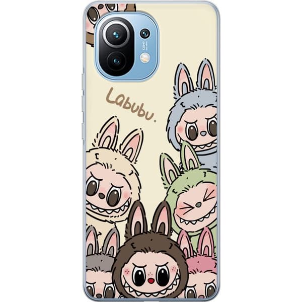 Xiaomi Mi 11 Läpinäkyvä kuori Labubu Pastel Collection