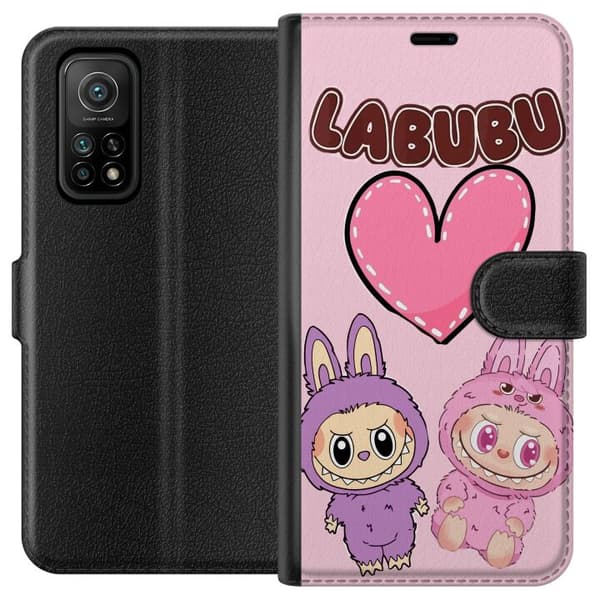 Xiaomi Mi 10T Pro 5G Lommeboketui Labubu Pink Monster