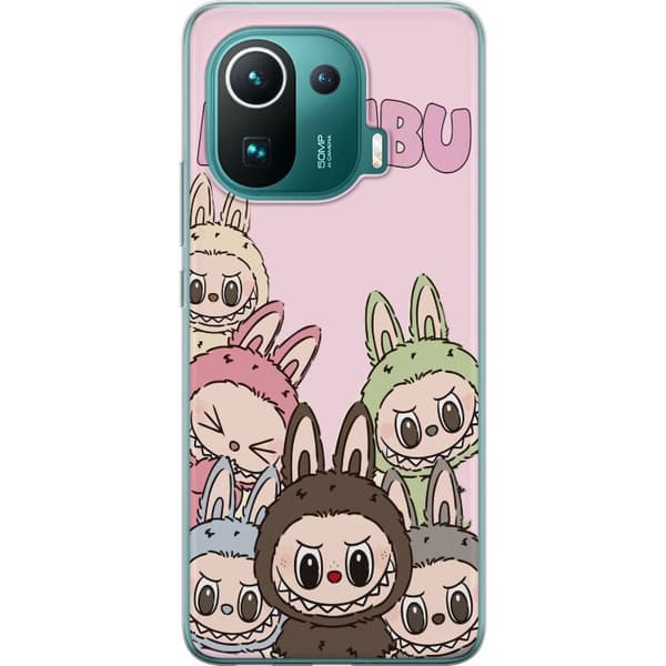 Xiaomi Mi 11 Pro Genomskinligt Skal Labubu Classics