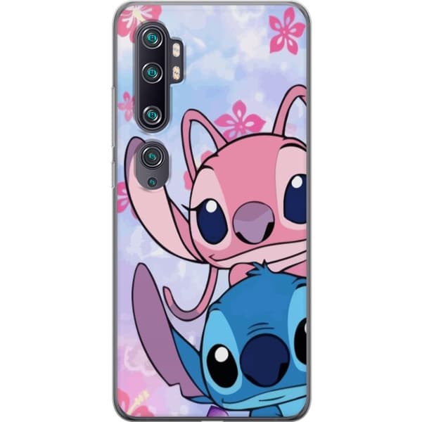 Xiaomi Mi Note 10 Läpinäkyvä kuori Stitch & Angel
