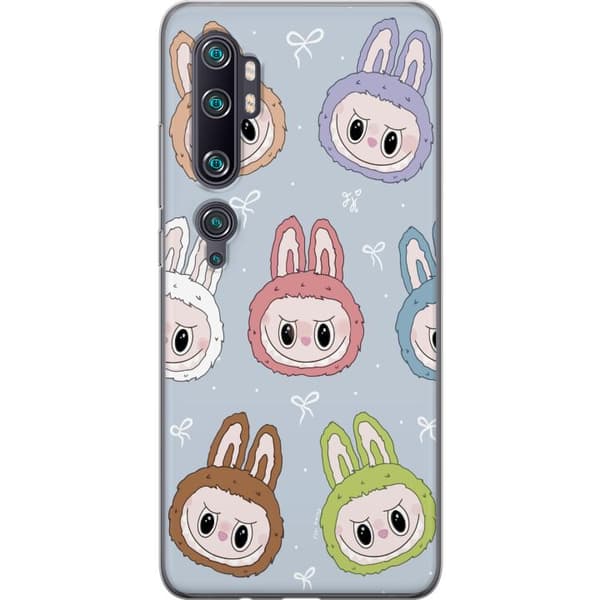 Xiaomi Mi Note 10 Pro Gjennomsiktig deksel Pastel Labubu