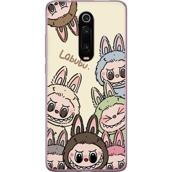 Xiaomi Mi 9T Pro Genomskinligt Skal Labubu Pastel Collection