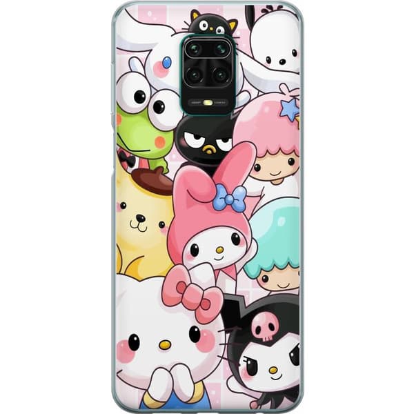 Xiaomi Redmi Note 9 Pro Gennemsigtig cover Kawaii Sanrio Crew