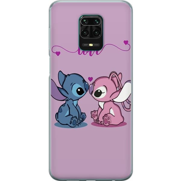 Xiaomi Redmi Note 9 Pro Genomskinligt Skal Lilo & Stitch – Angel Edition