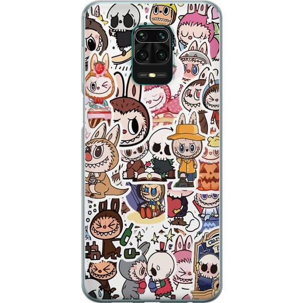 Xiaomi Redmi Note 9 Pro Genomskinligt Skal Labubu All-Stars – POP MART Special