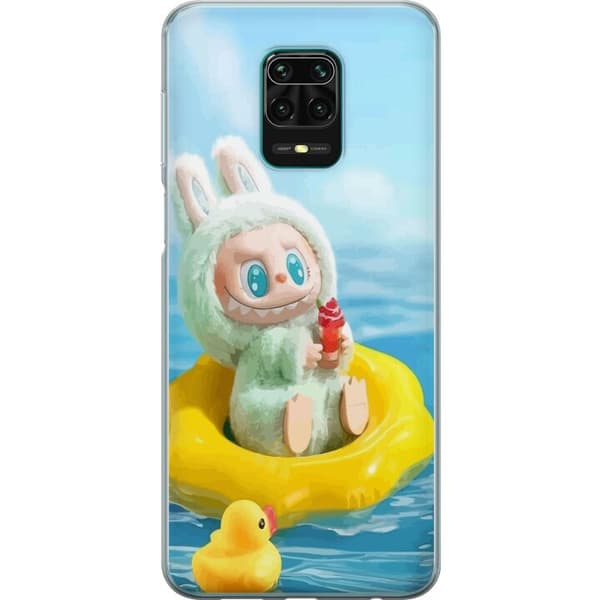 Xiaomi Redmi Note 9 Pro Gjennomsiktig deksel Labubu Macaron-serien